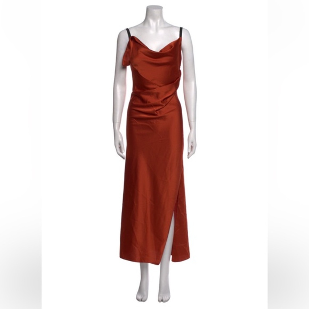 Jason Wu Collection Draped Cowl Neck Asymmetrical Dress Size 2 Luxury NWT